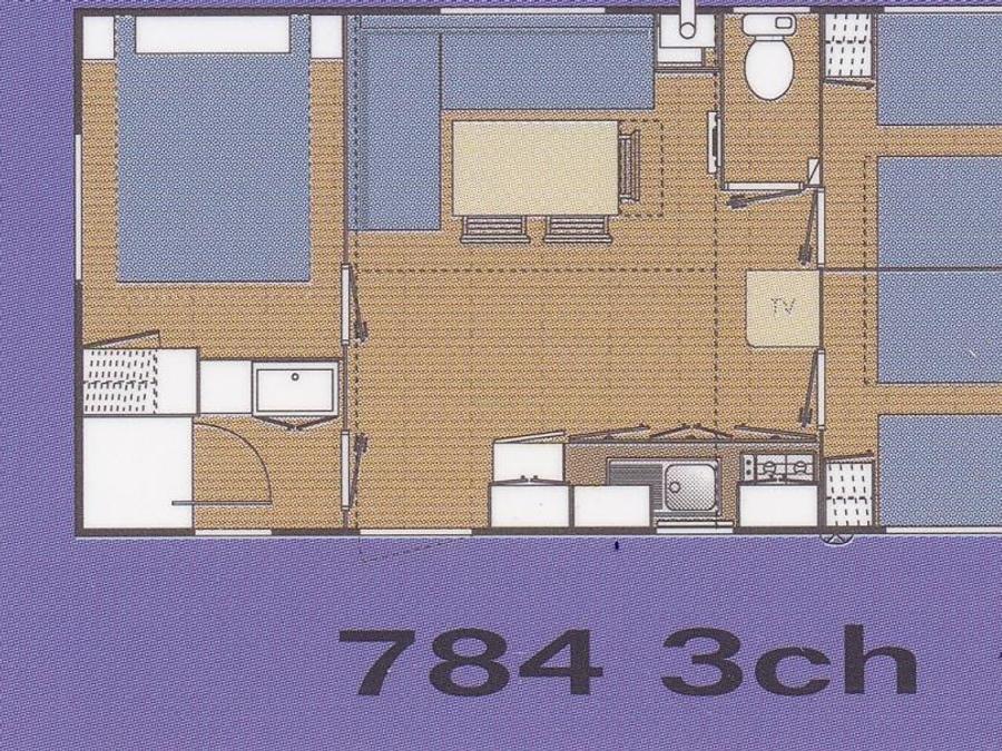 Mobilhome 6 personnes - O'phea 784 (2013) 6 pers clim 2