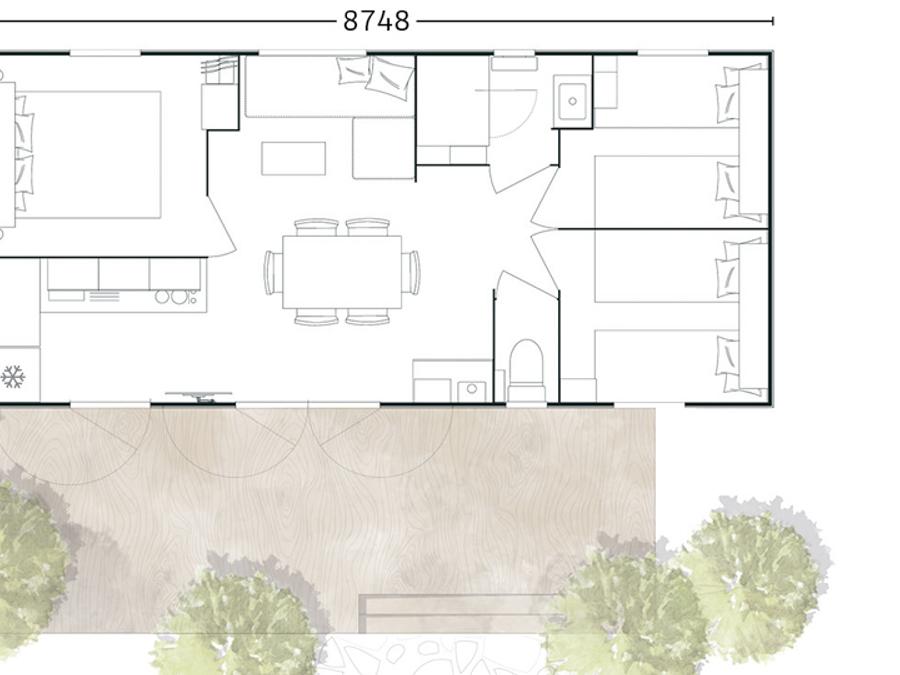 Mobilhome 6 personnes - BAHIA (2017) + Clim 4