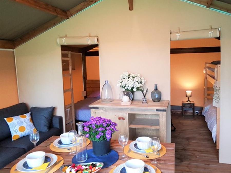 Bungalow toilé 5 personnes - FREEFLOWER - sans sanitaires 30 m² 3