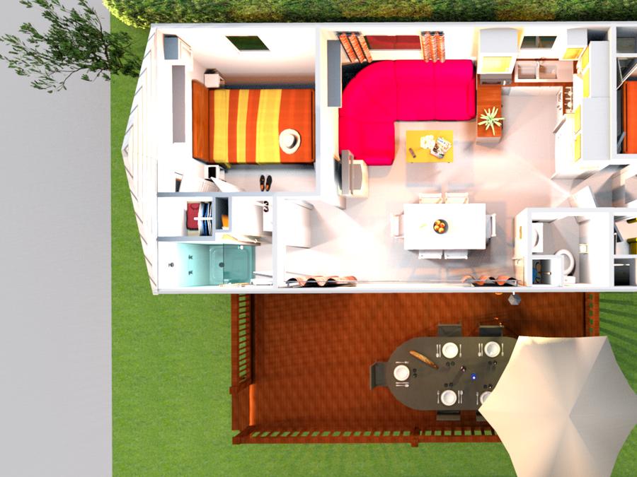 Mobilhome 6 personnes - MH3 CONFORT 32 m² 3