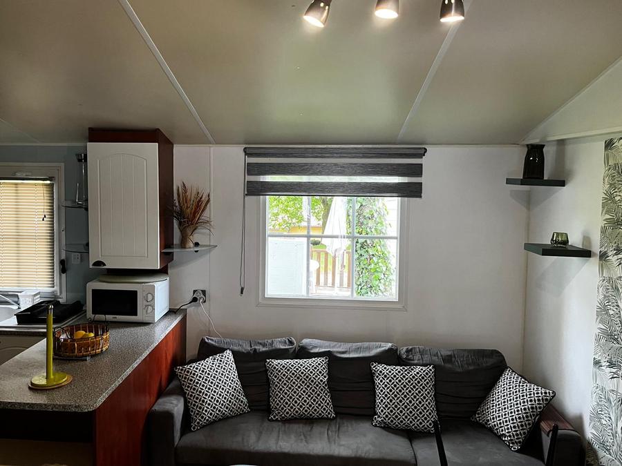 Mobilhome 6 personnes - Confort 40m² (3ch- 6 pers) -avec terrasse + SDB+ Lave-linge + Clim+ Plancha+ salon jardin 1