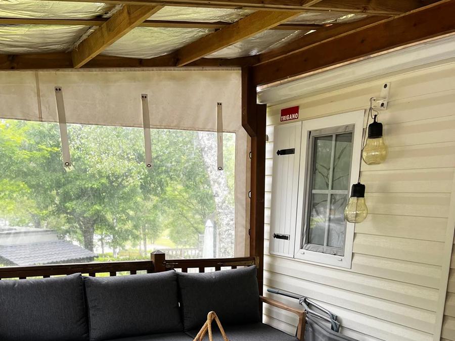 Mobilhome 6 personnes - Confort 40m² (3ch- 6 pers) -avec terrasse + SDB+ Lave-linge + Clim+ Plancha+ salon jardin 0