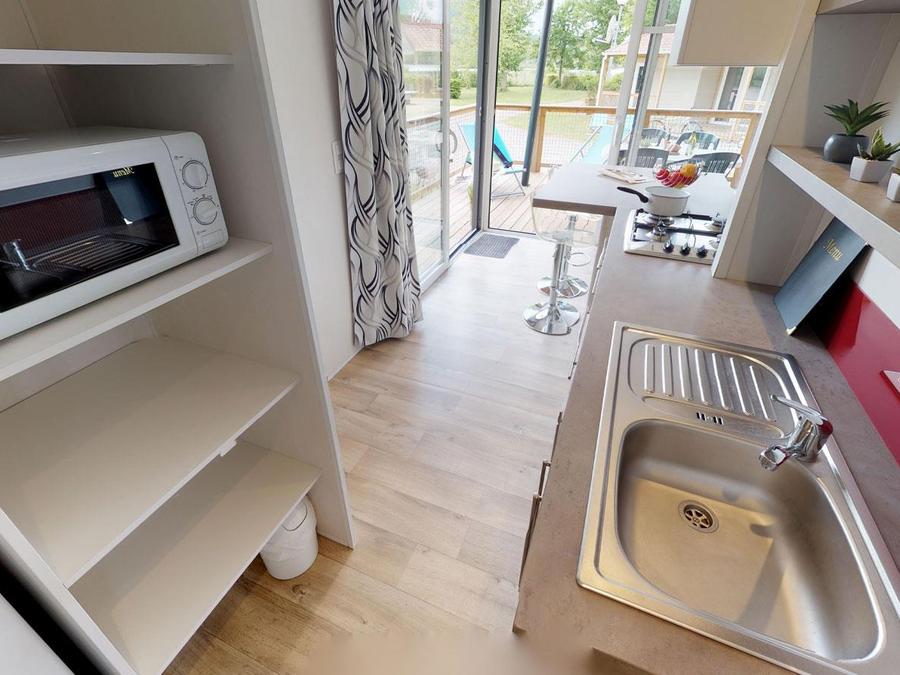 Mobilhome 4 personnes - Bois Atlantis Péniche 29m² 2 chambres 2018 5