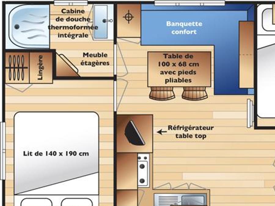 Mobilhome 4 personnes - Classic 7