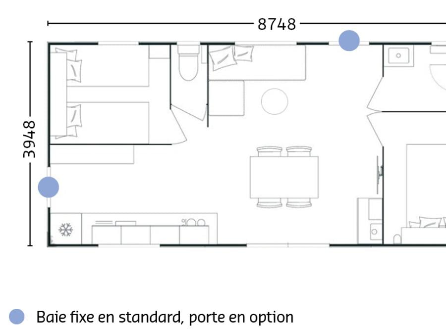Mobilhome 6 personnes - Nouveauté Premium Kids Clim 2ch 11