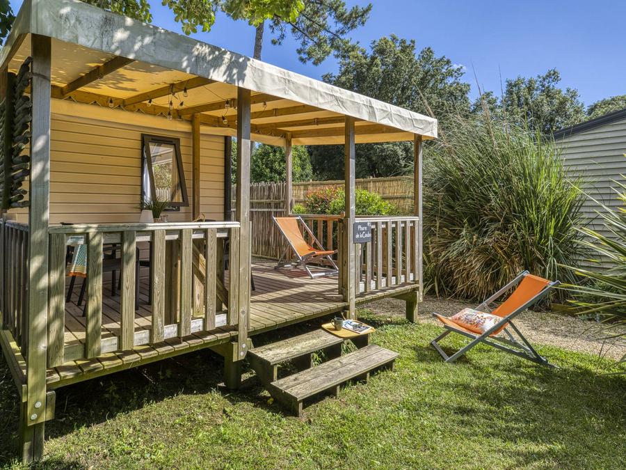 Mobilhome 6 personnes - Mobilhome Caraïbes - 30m² - 2 chambres 1