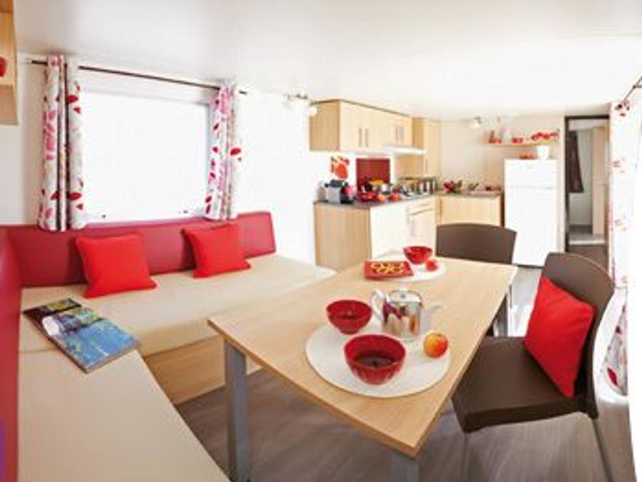 Mobilhome 4 personnes - Mobilhome Caraïbes - 30m² - 2 chambres - 2 salles de bain 3