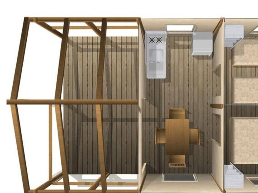 Tente 4 personnes - Tente Ciela Nature - 2 chambres (sans sanitaire) 9