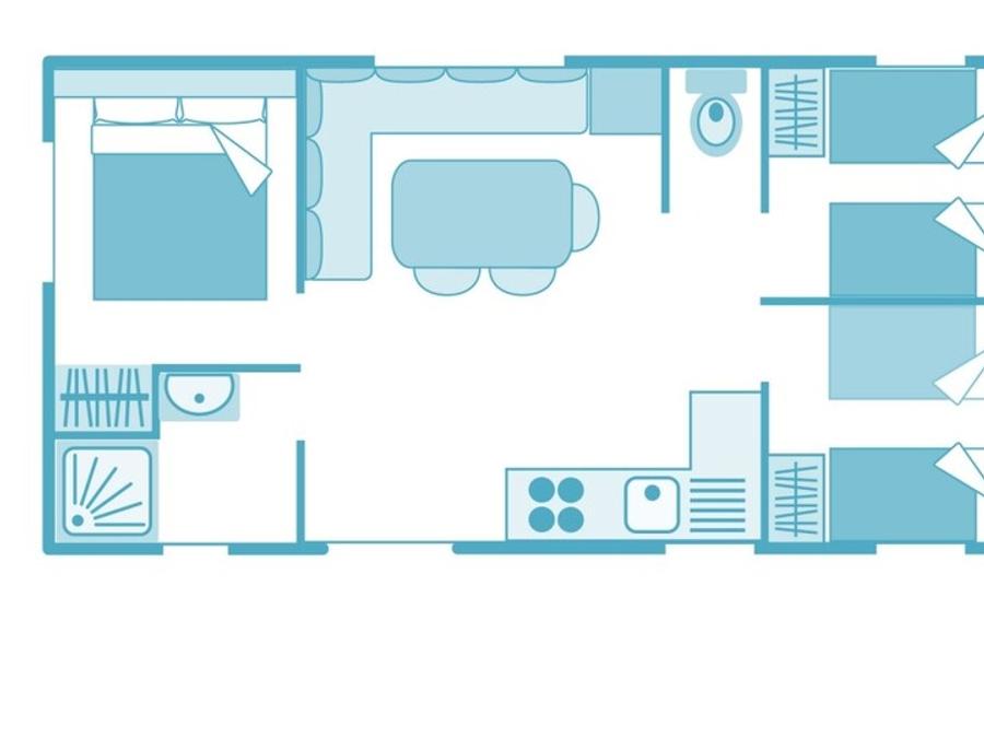 Mobilhome 6 personnes - Ciela Confort - 3 chambres 8