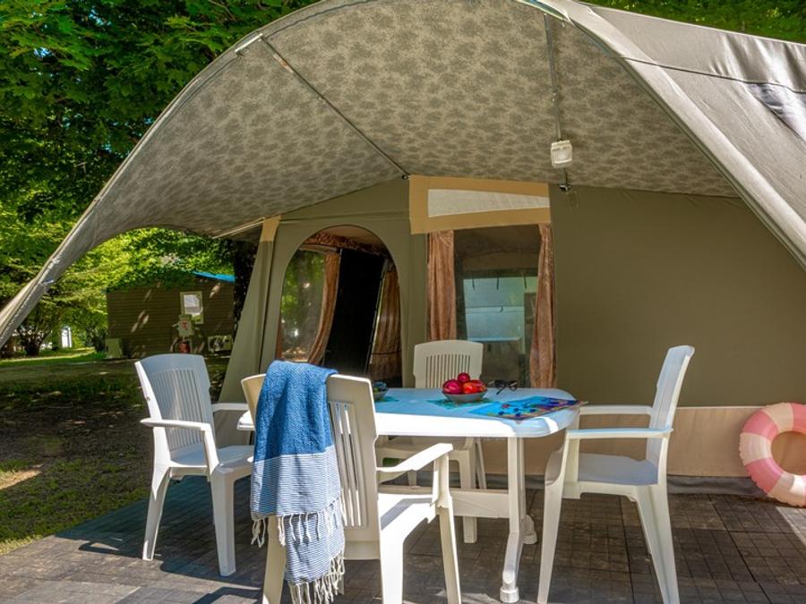 Tente 6 personnes - Tente Nature - 2 chambres (sans sanitaire) 1
