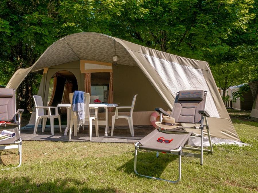 Tente 6 personnes - Tente Nature - 2 chambres (sans sanitaire) 0