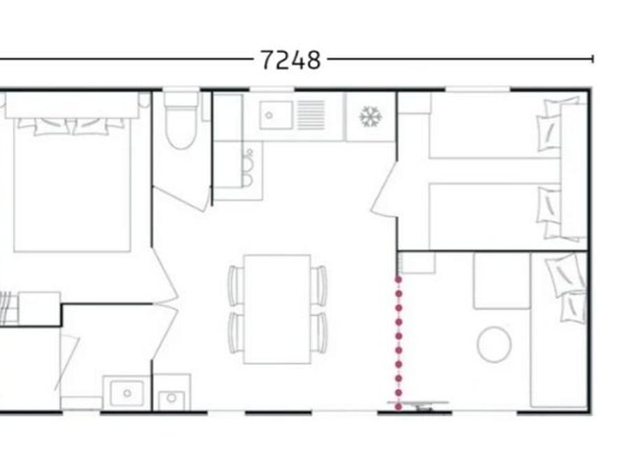 Mobilhome 4 personnes - Mobile-home GRENADINES**** 4 personnes 6