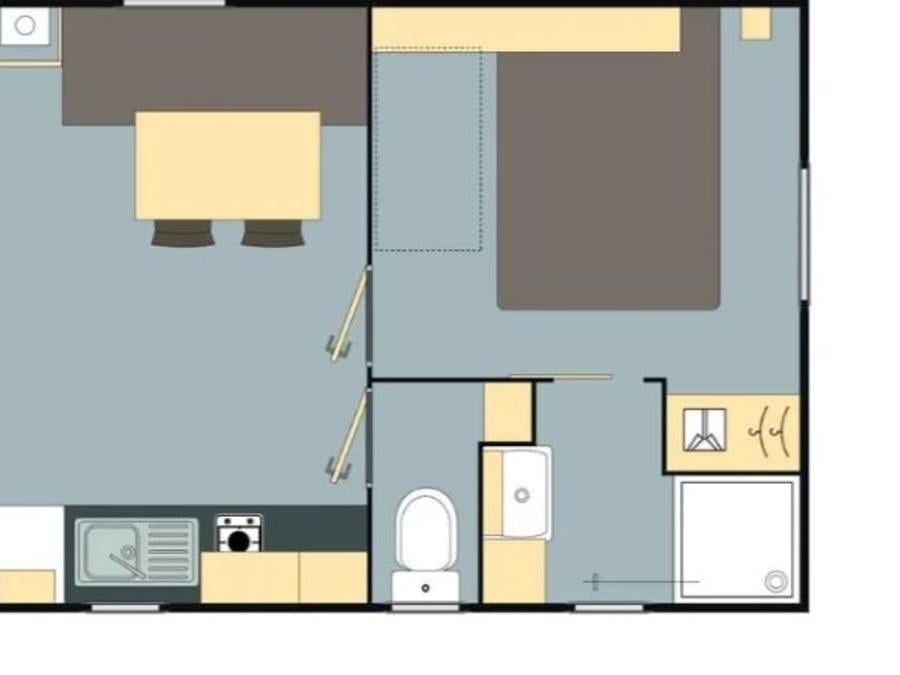 Mobilhome 2 personnes - Mobile home CURACAO**** 2 personnes 5