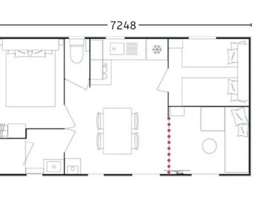 Mobilhome 4 personnes - Mobile-home GRENADINES**** 4 personnes 6