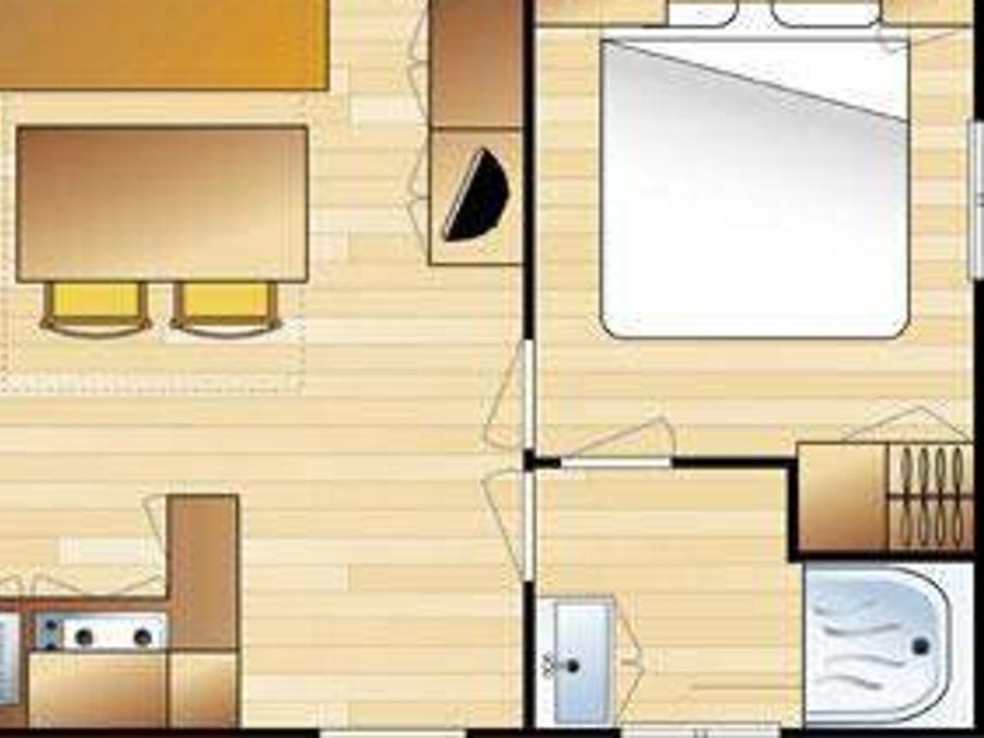 Mobilhome 6 personnes - MH IRM 2011 29m2 -30 4