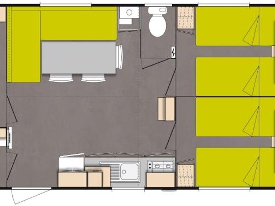 Mobilhome 6 personnes - BIEN-ETRE 16