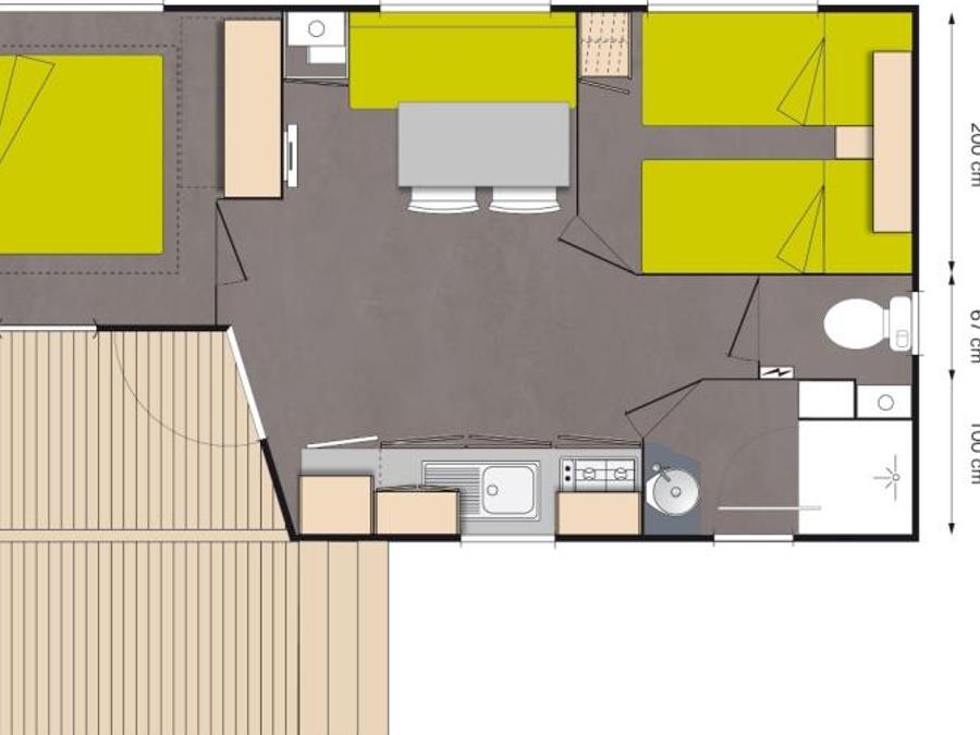 Mobilhome 4 personnes - OLERON 12