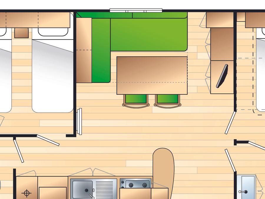 Mobilhome 4 personnes - EVASION 16