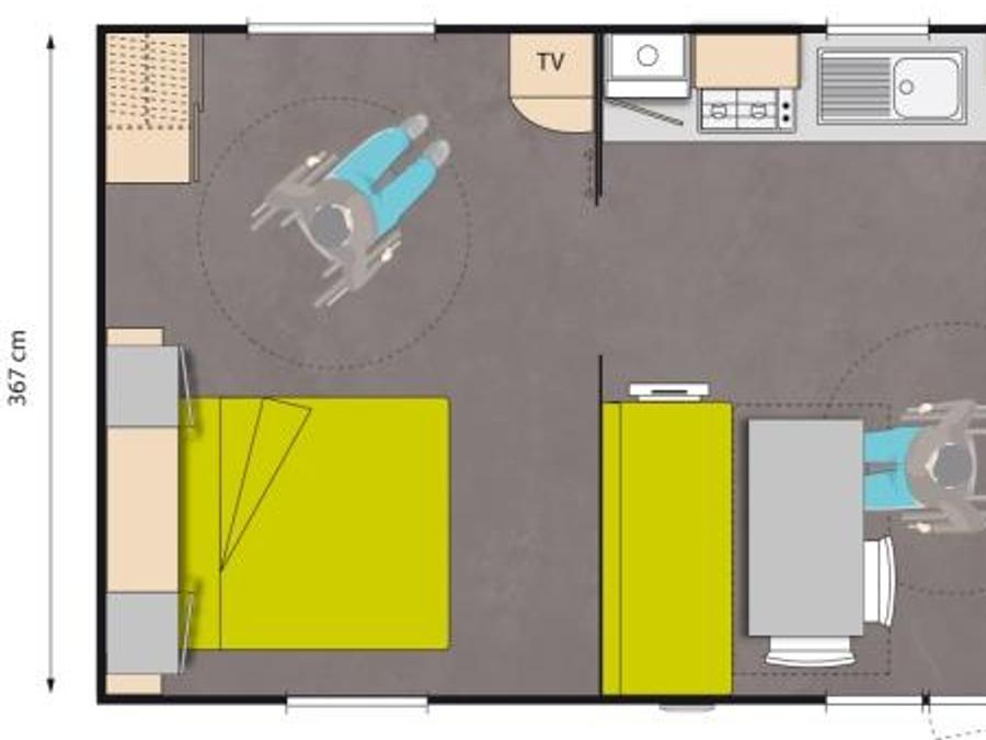Mobilhome 4 personnes - LIFE PMR 15