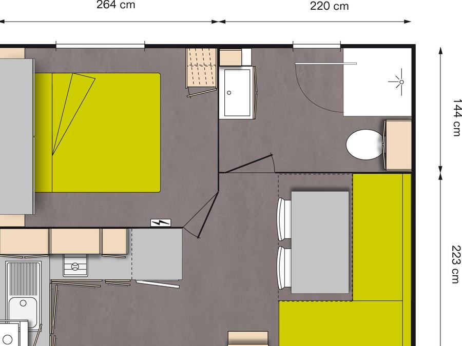 Mobilhome 2 personnes - DUO 15