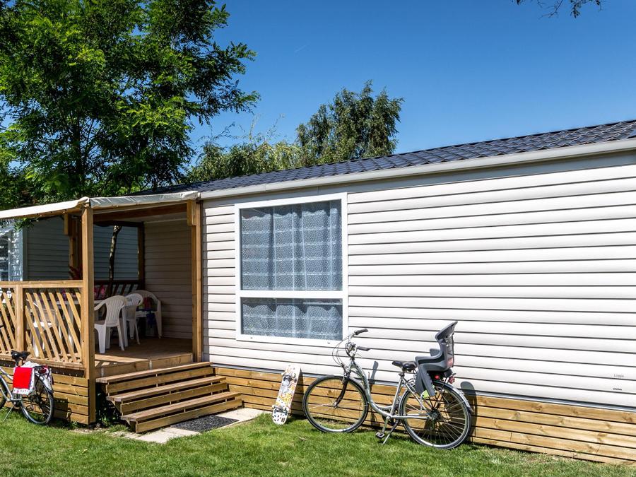 Mobilhome 4 personnes - LOGGIA 2/4 pers., 27.5m2, terrasse couverte, climatisation 0