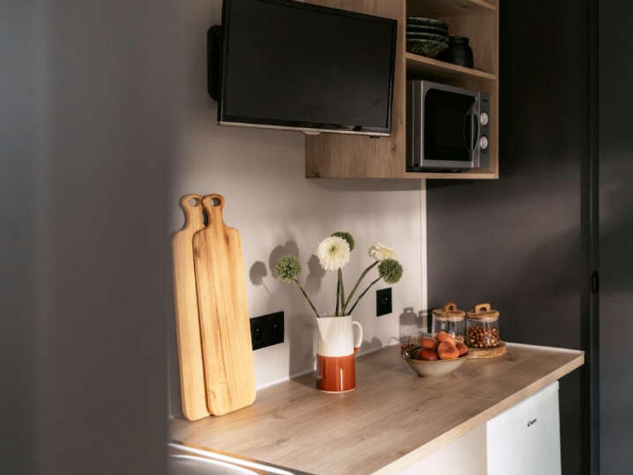 Mobilhome 5 personnes - LOGGIA 5 pers. 27.5m2,terrasse couverte, climatisation 4