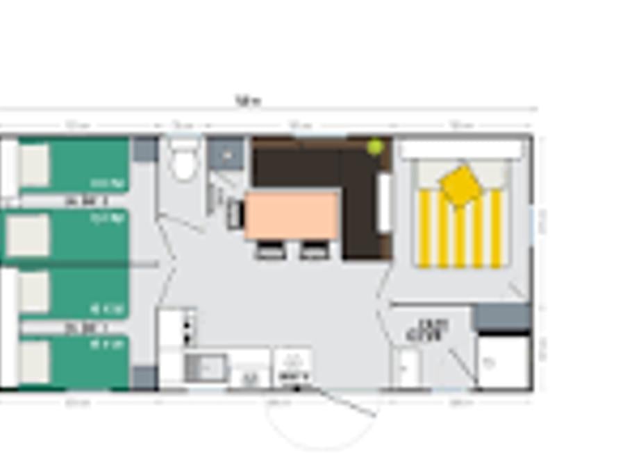 Mobilhome 6 personnes - Classic 3CH/6P 9