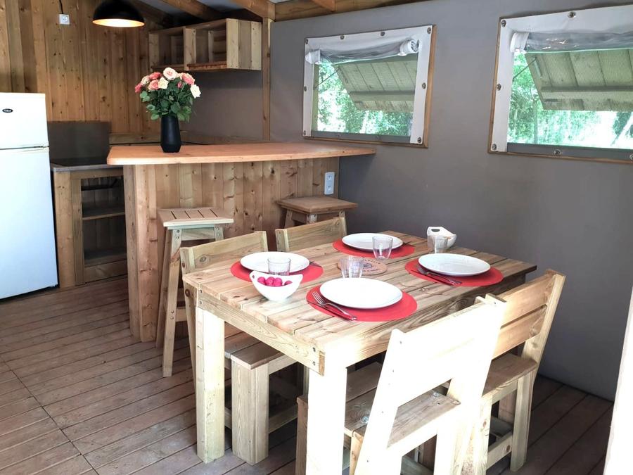 Bungalow 4 personnes - Lodge Premium 2CH/4P 2