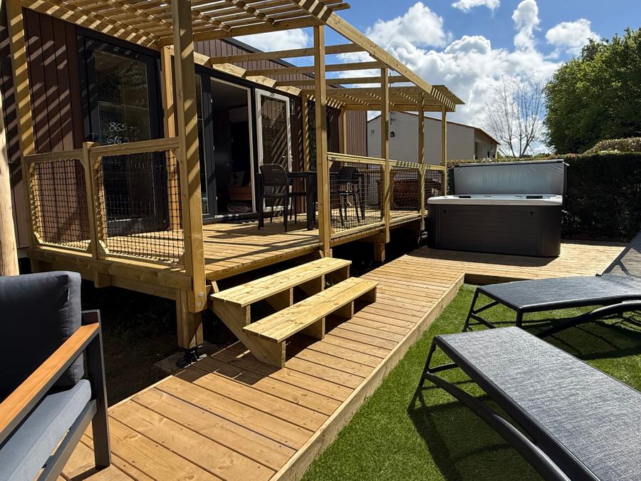 Mobilhome 4 personnes - Luxe SPA climatisé - 2 chambres - 2 salles de bain - 2 WC (année 2025) 3