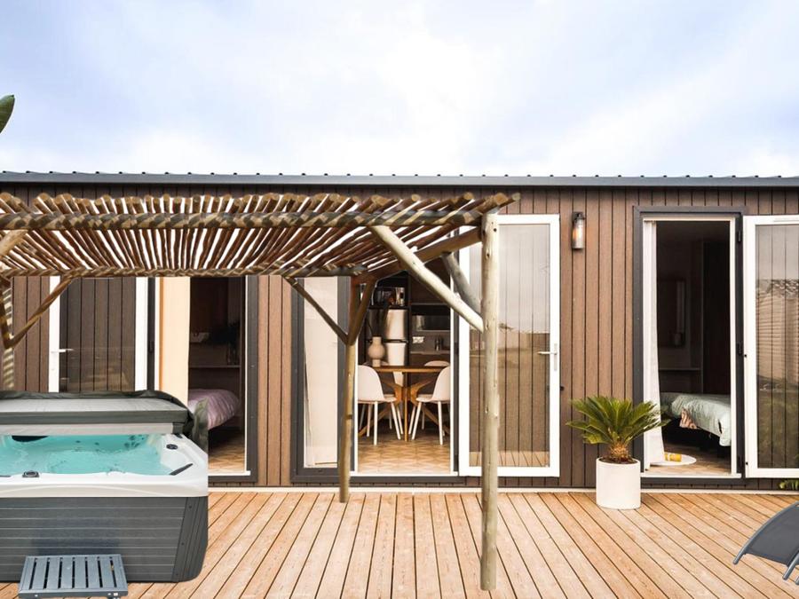 Mobilhome 4 personnes - Luxe SPA climatisé - 2 chambres - 2 salles de bain - 2 WC (année 2025) 4