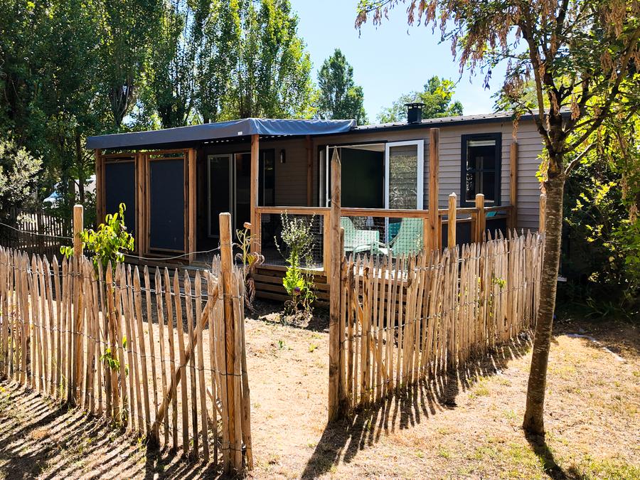 Mobilhome 4 personnes - Coté jardin Emeraude 2CH 4PERS 0