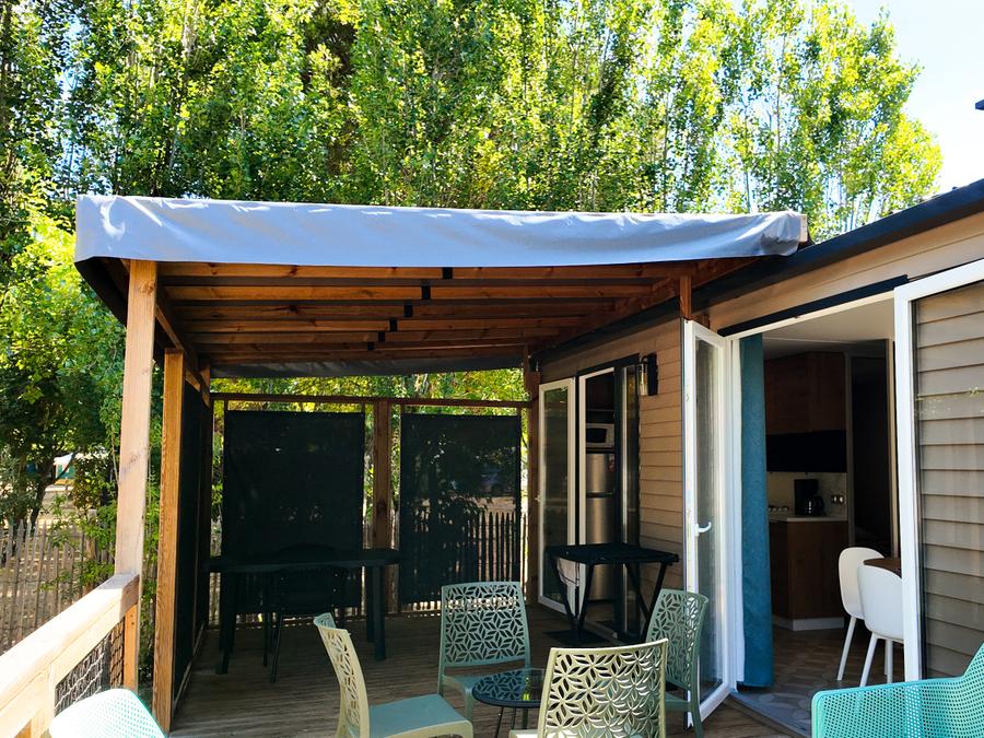 Mobilhome 4 personnes - Coté jardin Emeraude 2CH 4PERS 1