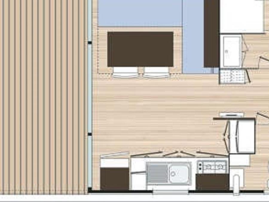 Mobilhome 4 personnes - MOBILE-HOME OHARA, VUE IMPRENABLE SUR LA PISCINE ET LA VALLEE 8