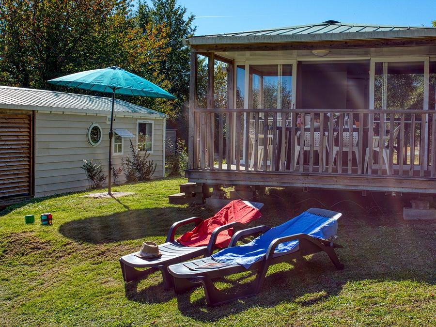 Mobilhome 4 personnes - MOBILE-HOME OHARA, VUE IMPRENABLE SUR LA PISCINE ET LA VALLEE 0