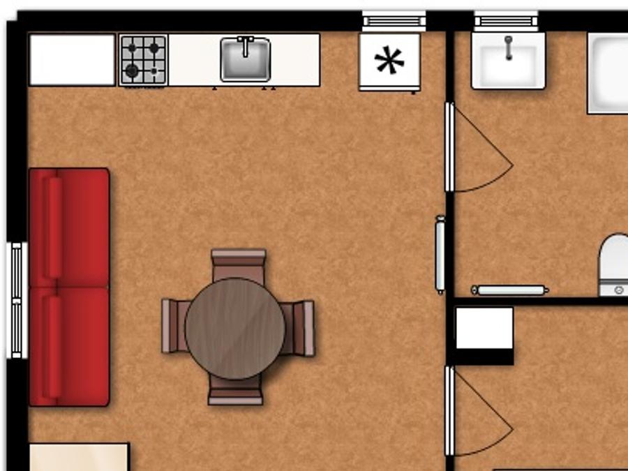 Chalet 4 personnes - CHALET PMR TV 2/4 PERS 6
