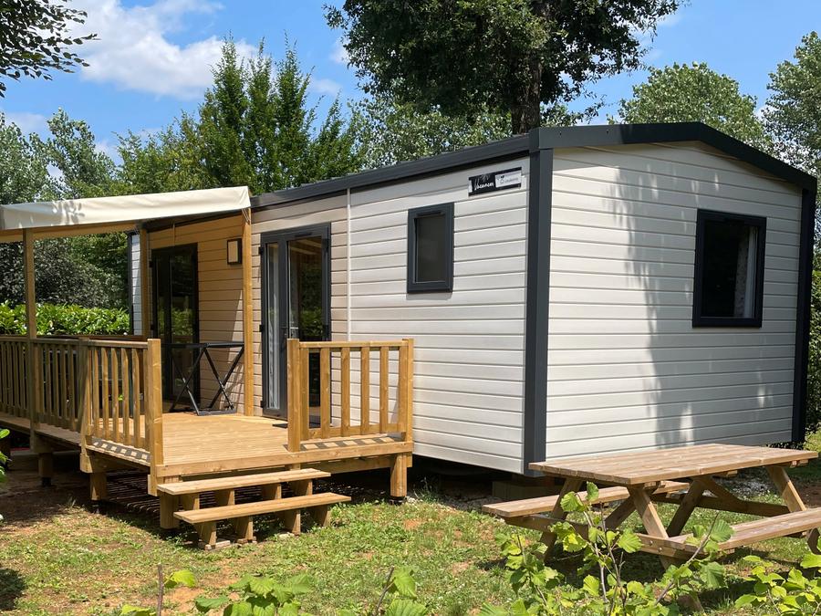 Mobilhome 4 personnes - Louisiane 30m² - Au coeur d'une placette premium ! 2 chambres-Grande terrasse 5