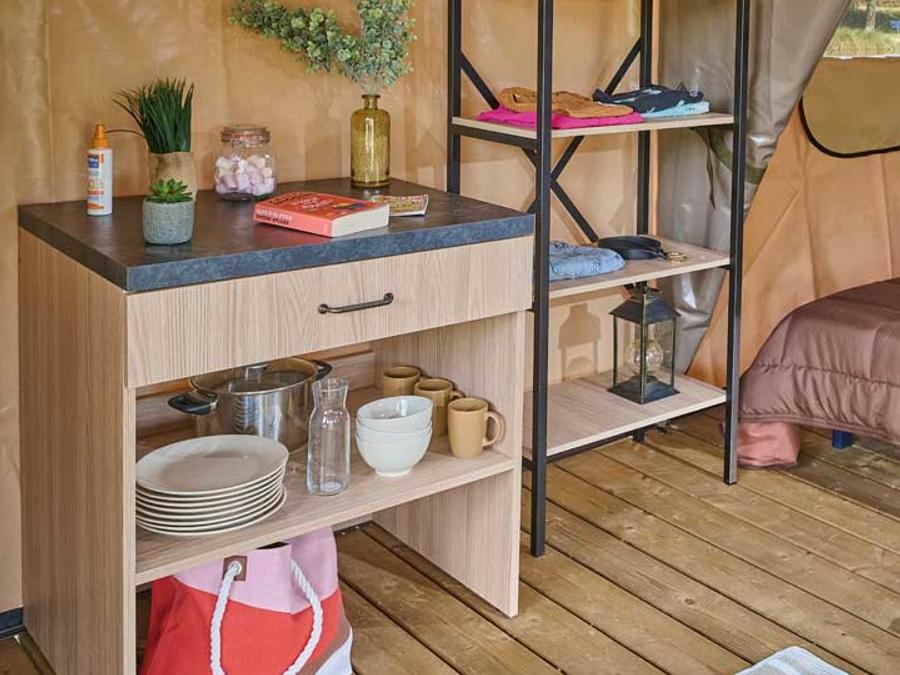 Lodge 5 personnes - Lodge toilé BALI – 32 m² – sans sanitaires 3