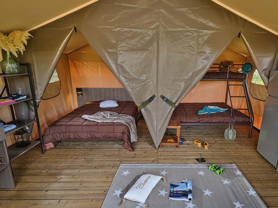 Lodge 5 personnes - Lodge toilé BALI – 32 m² – sans sanitaires 5