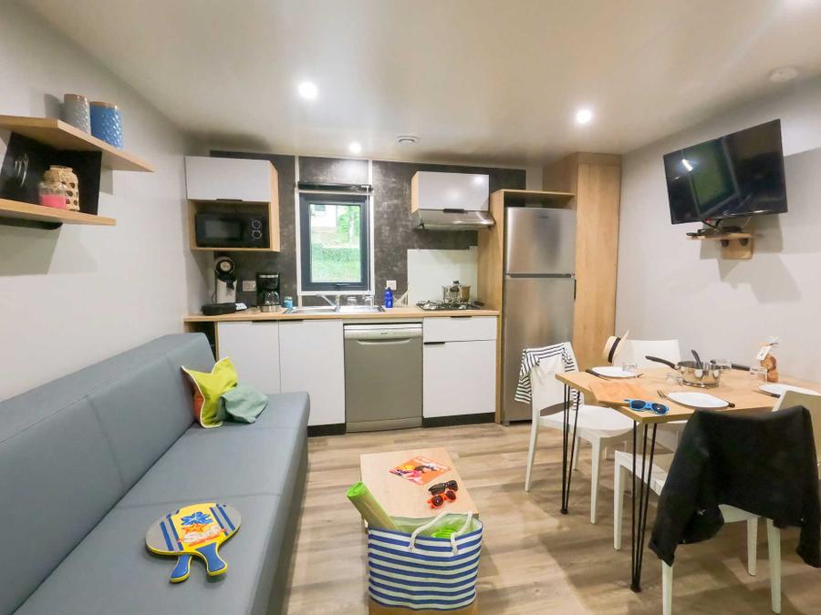 Mobilhome 5 personnes - Mobil-home Privilège 2 chambres Climatisé 1