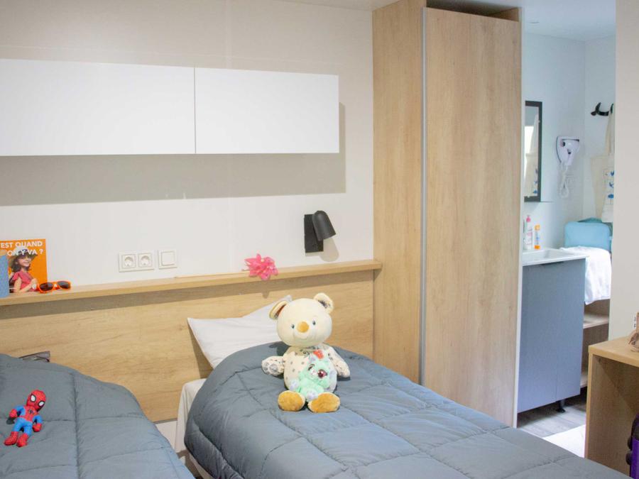 Mobilhome 5 personnes - Mobil-home Privilège 2 chambres Climatisé 10