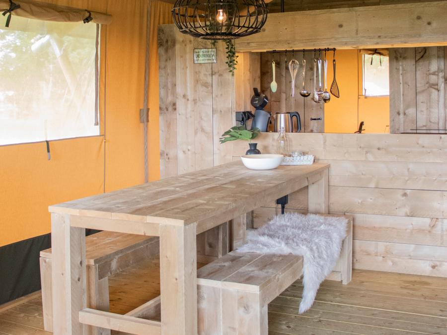Lodge 7 personnes - Tente Eco-Lodge 3 chambres 1