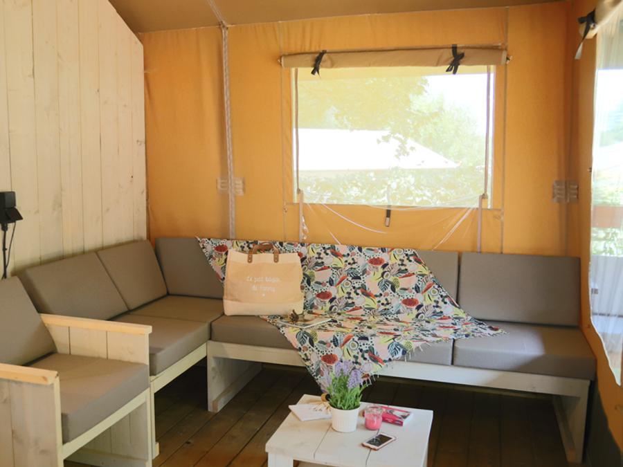 Lodge 7 personnes - Tente Eco-Lodge 3 chambres 4