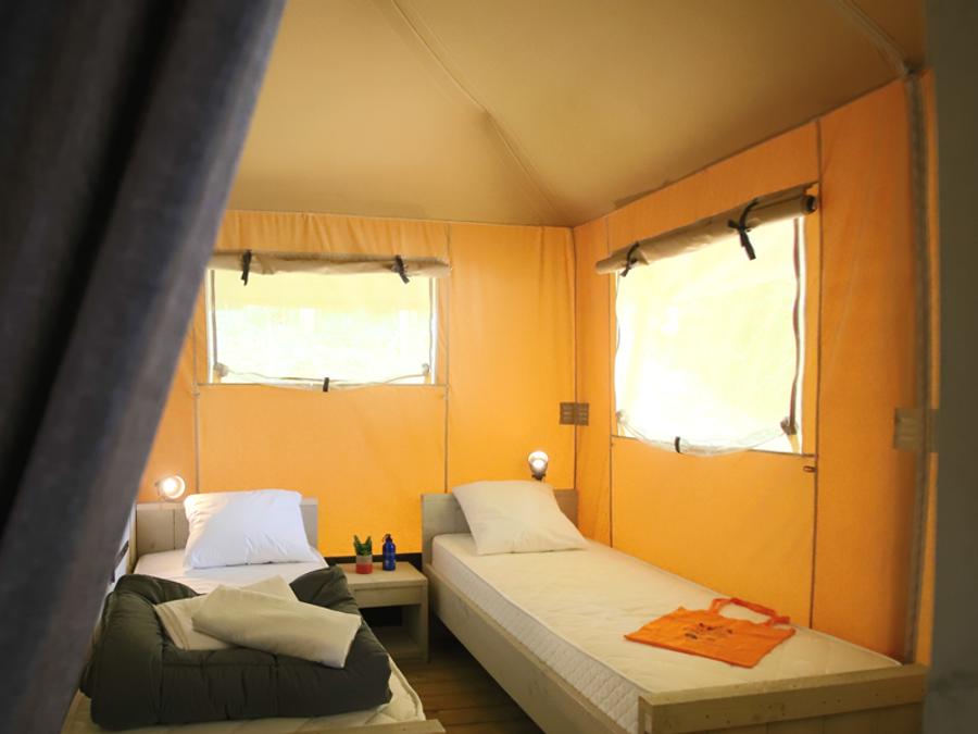 Lodge 7 personnes - Tente Eco-Lodge 3 chambres 7