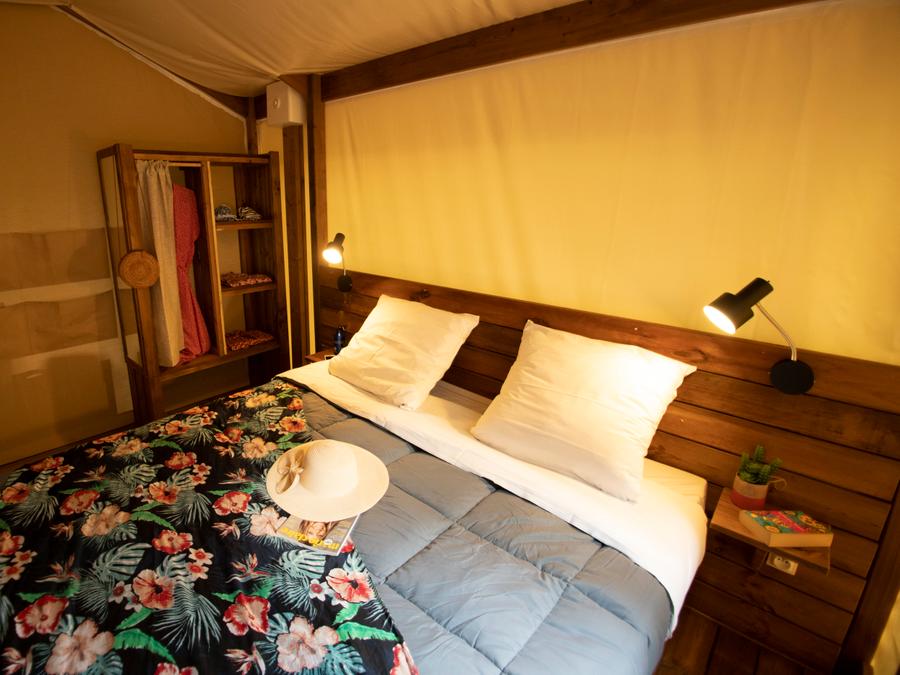 Lodge 5 personnes - Tente Eco-Lodge 2 chambres 3