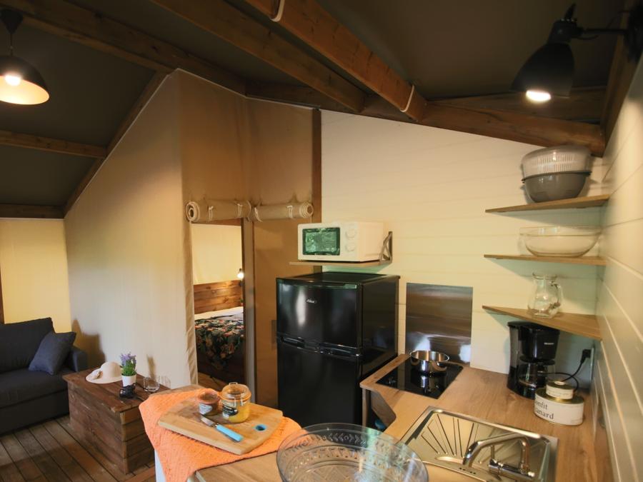 Lodge 5 personnes - Tente Eco-Lodge 2 chambres 6