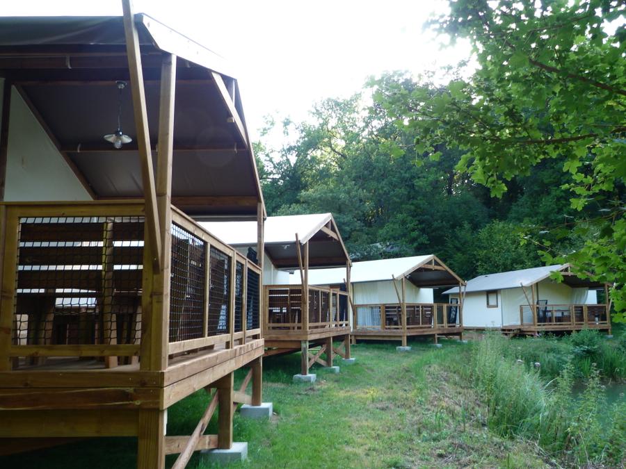 Lodge 5 personnes - Tente Eco-Lodge 2 chambres 1