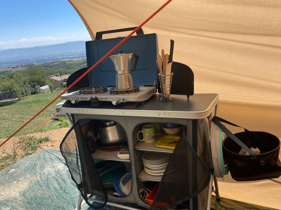 Tente 4 personnes - Tipi équipée 5