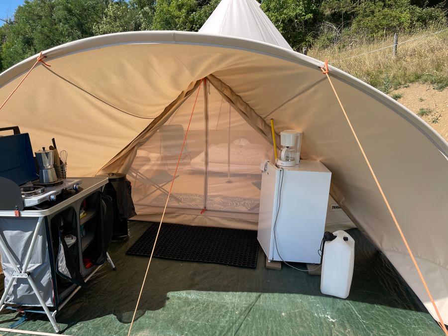 Tente 4 personnes - Tipi équipée 4