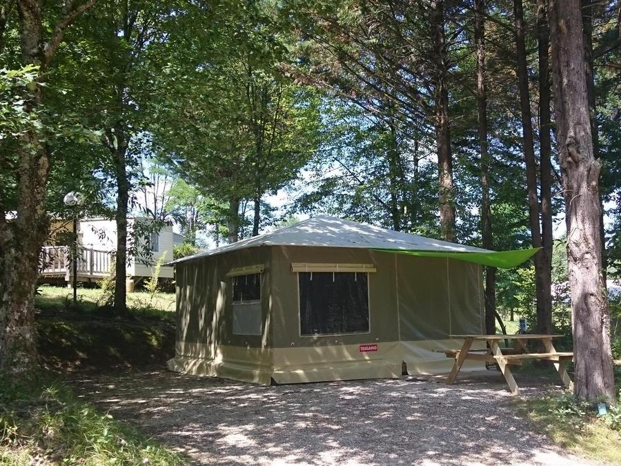 Tente en toile et en bois 4 personnes - Tente Lodge Caraïbes 4 1
