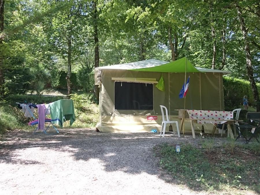 Tente en toile et en bois 4 personnes - Tente Lodge Caraïbes 4 0